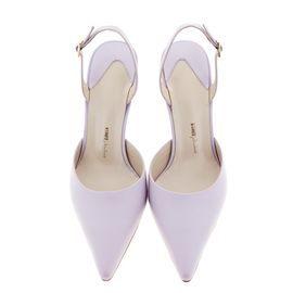 [KUHEE] Sling-back 8157k 7cm-High Heels, Pastel Colors, Spring and Summer Straps, Daily Handmade Shoes-Made in Korea
